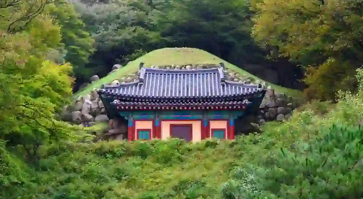 Guinsa Temple is set in the Sobaek Mountains in South Korea