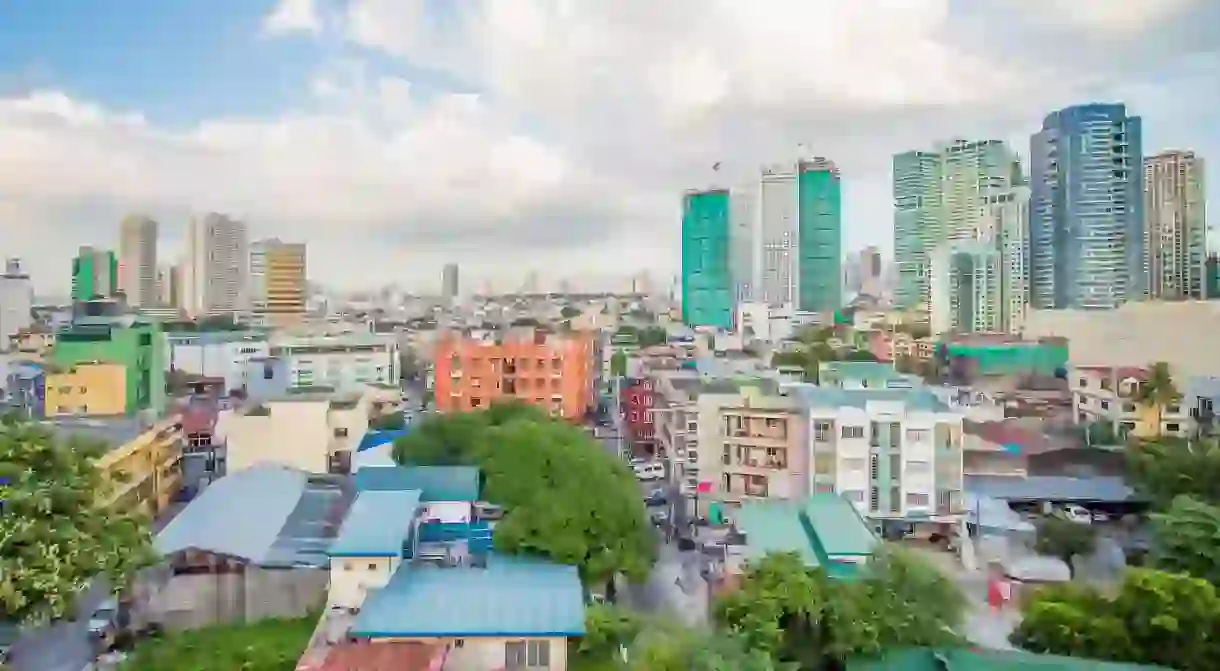 Makati is a city in the Philippines Metro Manila region and the country s financial hub. It s known for the skyscrapers.