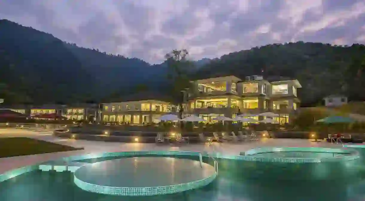 Mountain Glory Forest Resort is a luxurious refuge from the bustling cities of Nepal