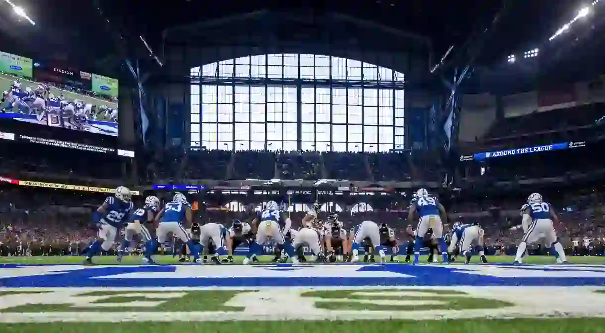 The Indianapolis Colts play their home games at the Lucas Oil Stadium