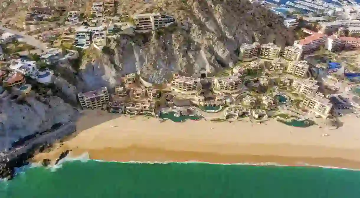 The Resort at Pedregal in Los Cabos, Mexico, overlooks Solmar Beach