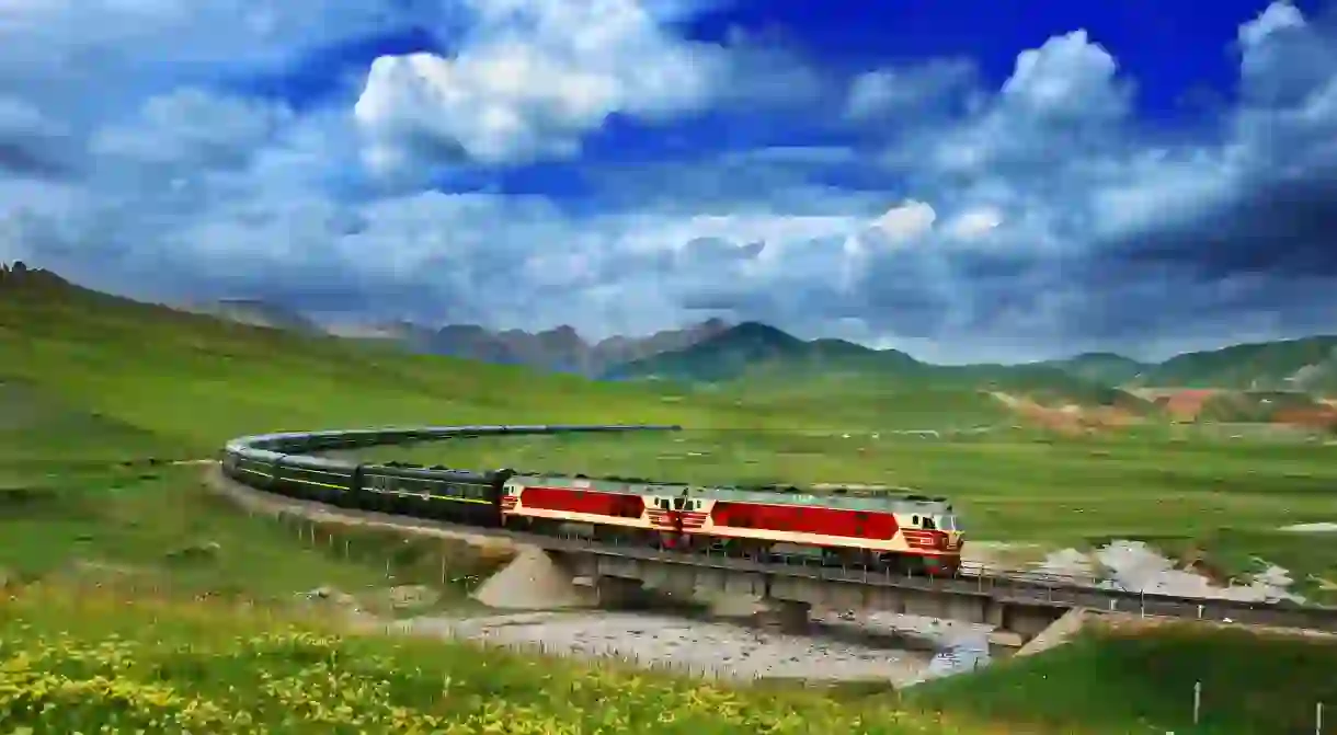 The Qinghai-Tibet railway is the highest rail route in the world