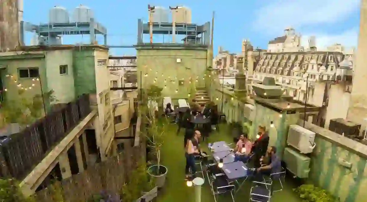 Milhouse Hostel Avenue boasts a vibrant rooftop terrace popular with both guests and locals