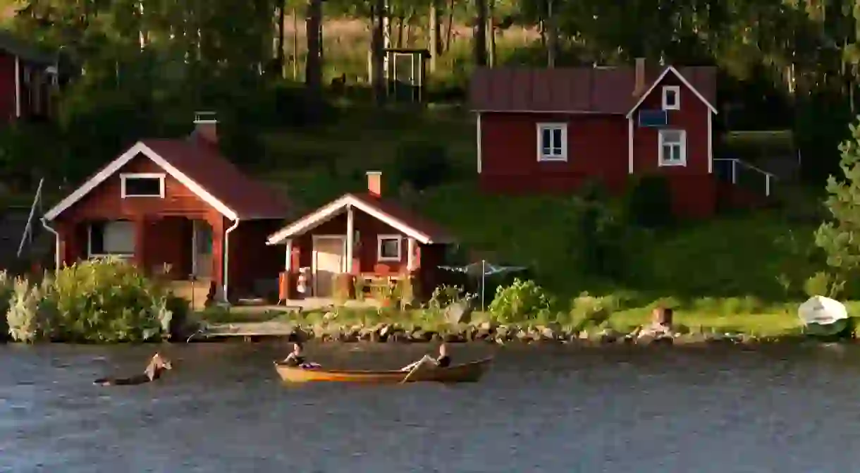 Staying in a lakeside cabin is a popular summer getaway in Finland