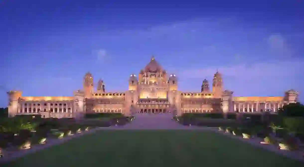 Umaid Bhawan Palace was built for Indian royalty, but now you can stay here too