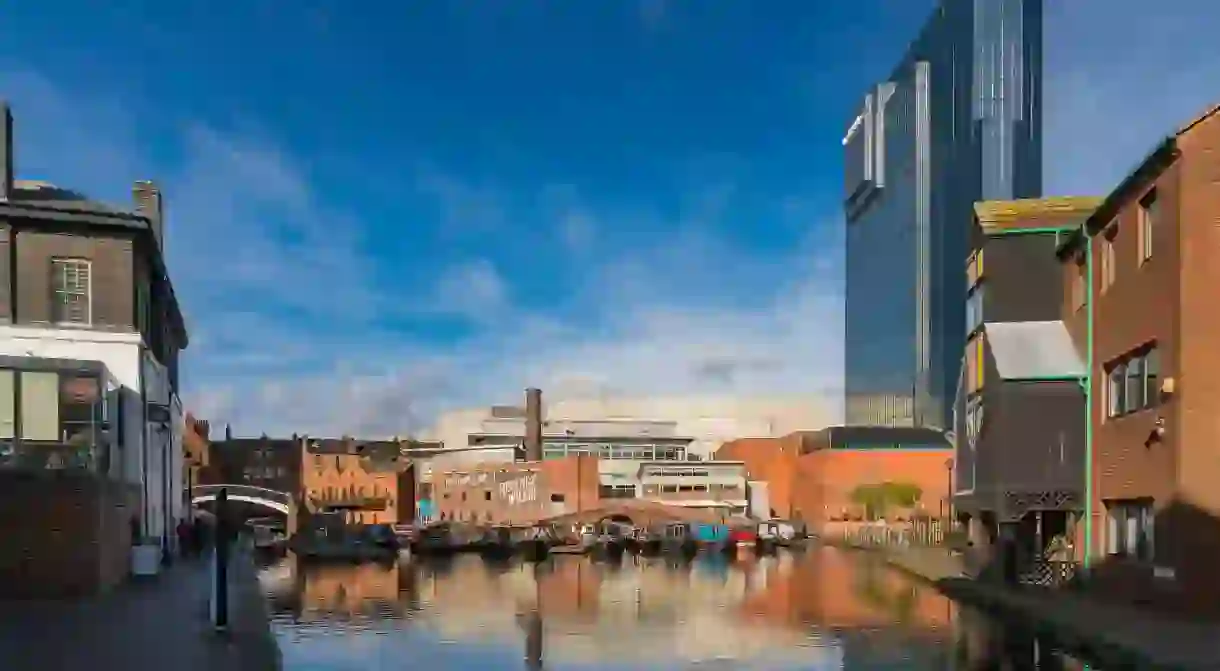 Brindley Place, Birmingham, has a pretty, canal-side location – featuring restaurants, bars and cultural attractions