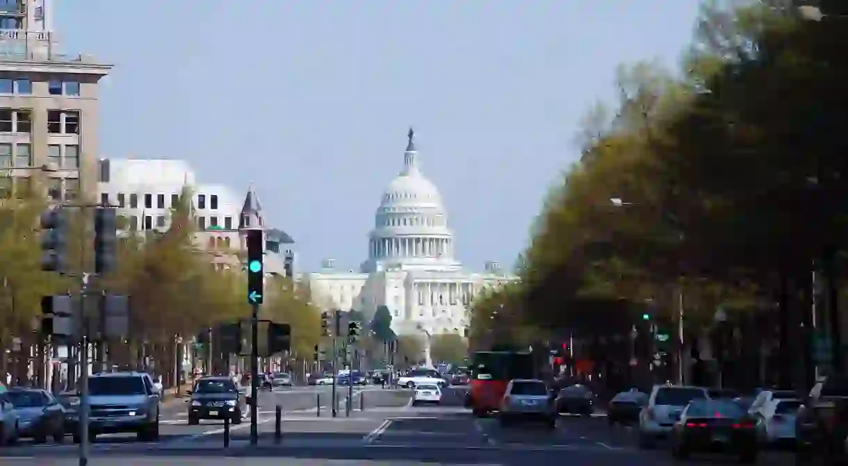 Take in the sights of Washington DC and the Capitol Hill Building on your next trip to the US capital