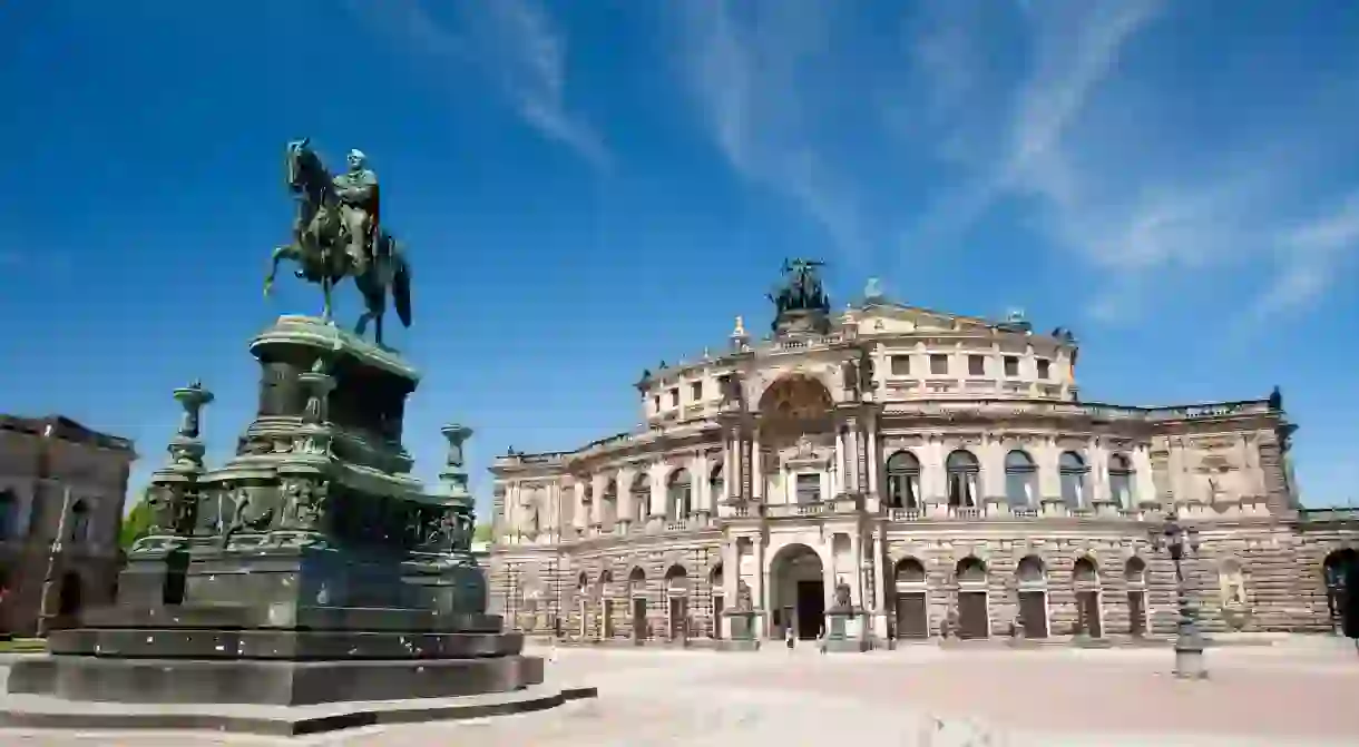 The magnificent Semperoper Opera House is one place you cant miss on a visit to Dresden