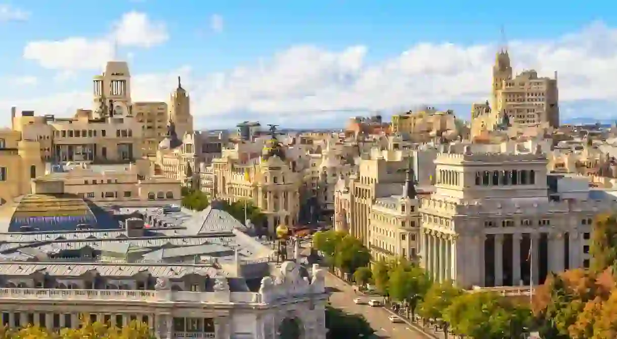 Gran Vía in Madrid, Spain, is the perfect place for a shopping spree