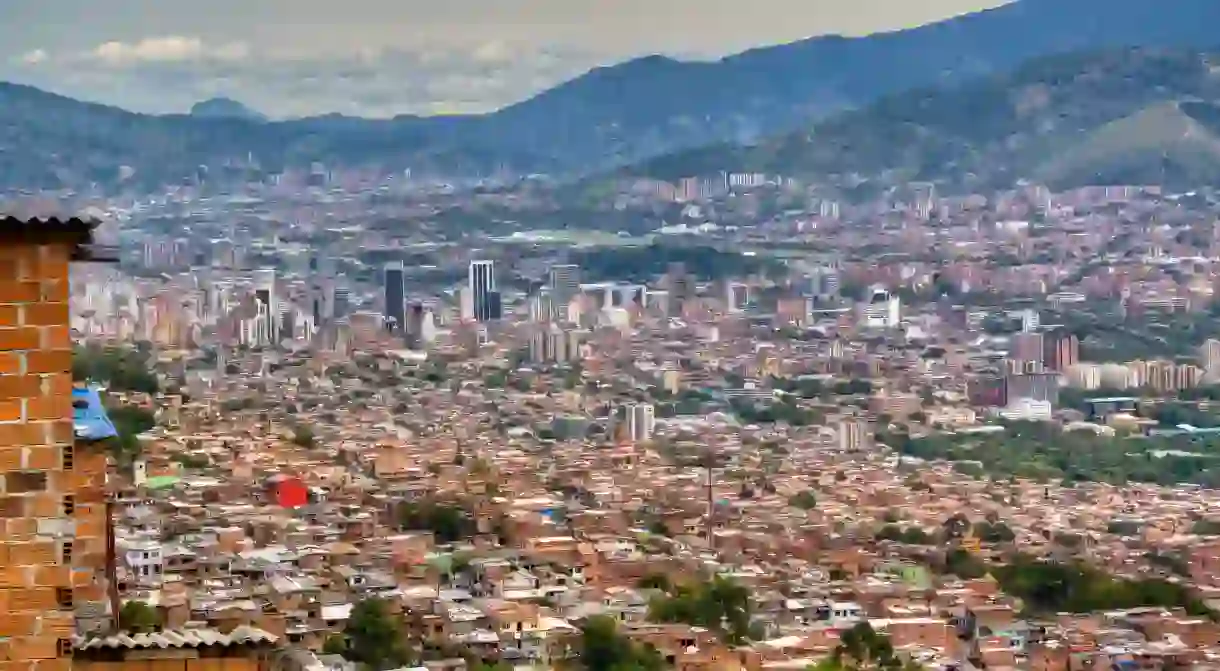 View over the city of Medellín, Colombia