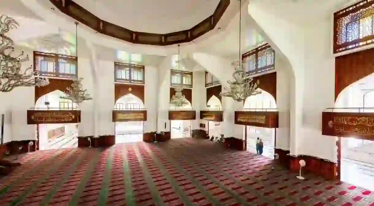 The Grand Friday Mosque in Malé, Maldives, is one of the biggest mosques in South Asia