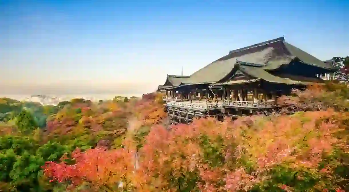 There are some 400 shrines in Kyoto, including the Kiyomizu-dera shrine