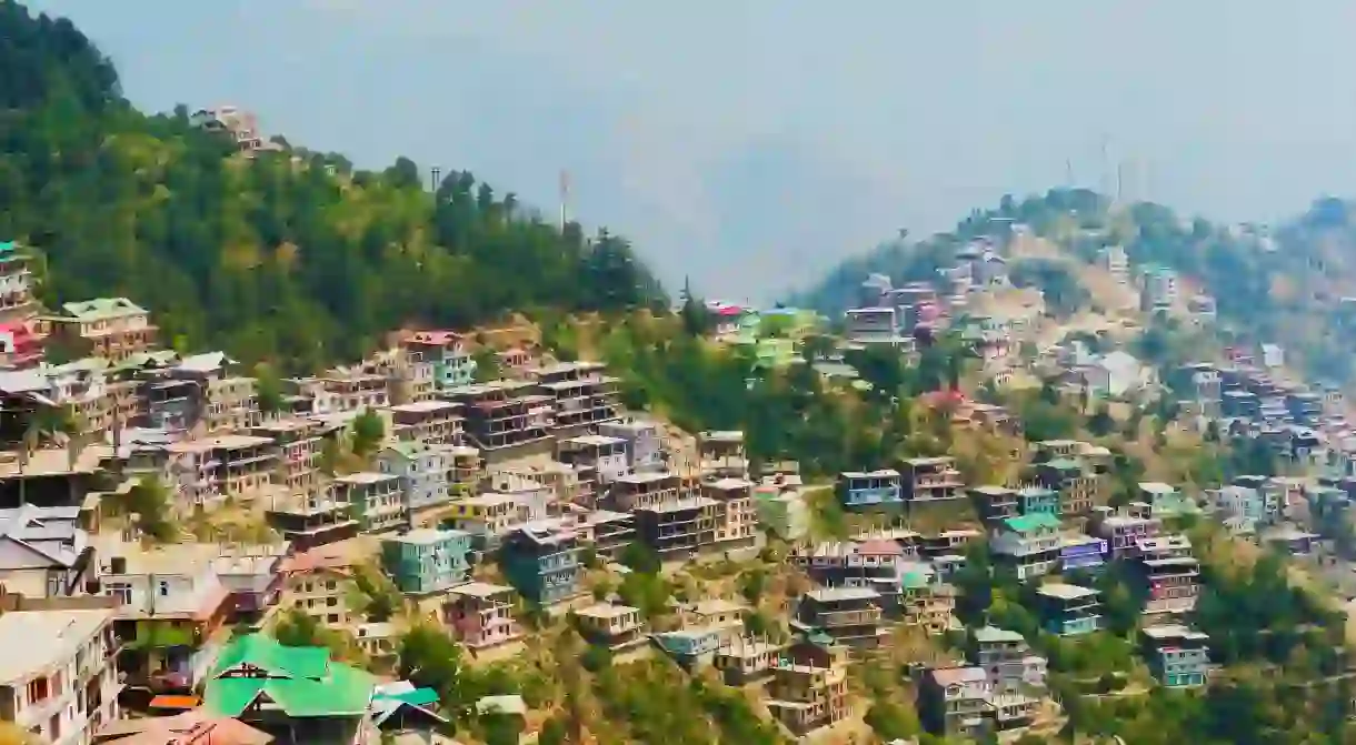 Aerial view of Shimla