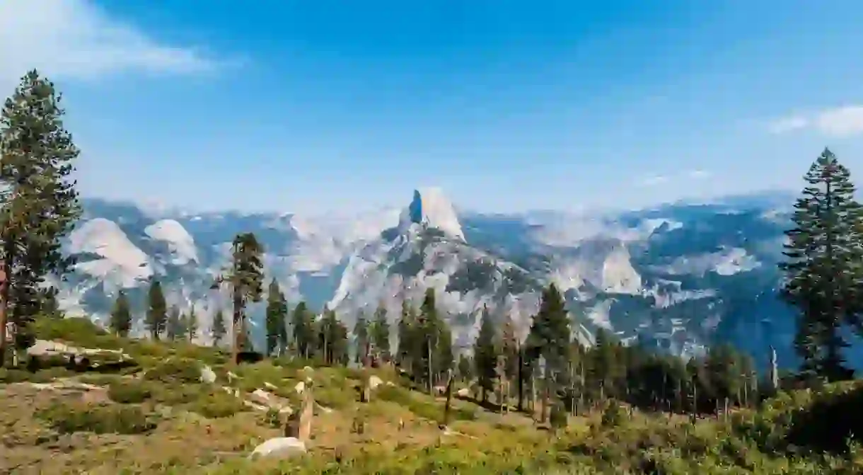 The hike up to Half Dome in Yosemite National Park comes with breathtaking views