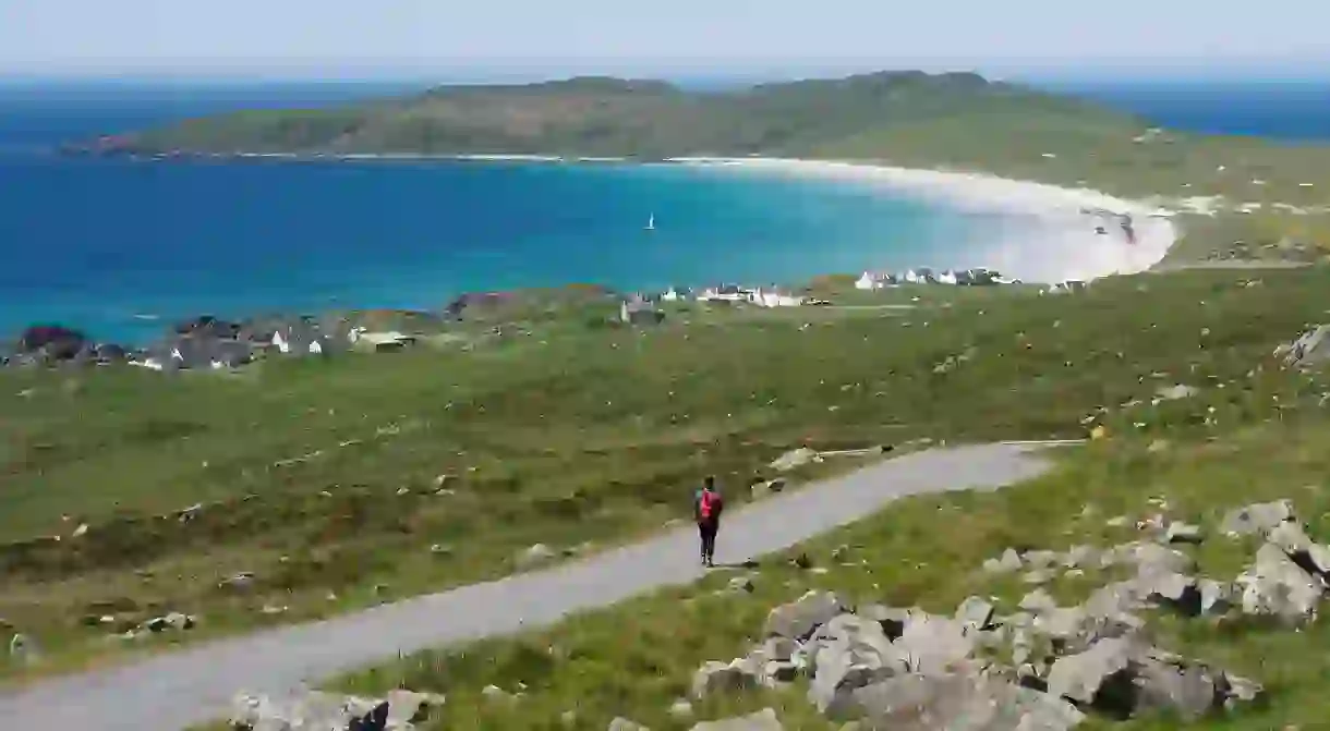 Balephuil bay from Carnan Mor, Tiree