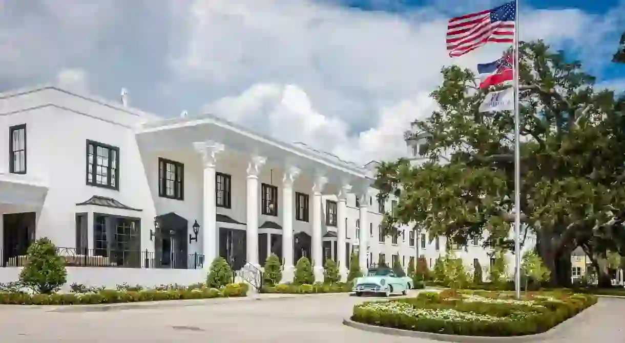 The historic boutique White House Hotel in Biloxi, Mississippi