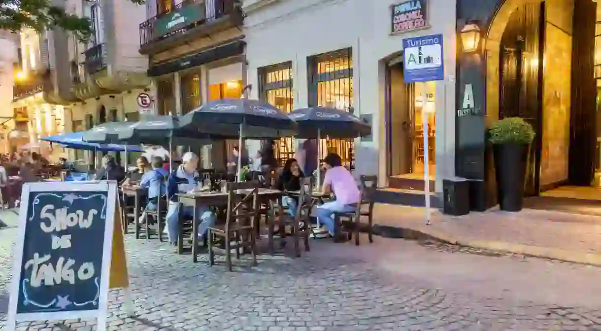 Catch a tango show after a stroll around the bohemian historic district of San Telmo, Buenos Aires