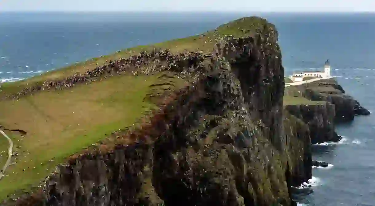 Neist Point was used as a filming location in Lars von Triers Breaking the Waves (1996)