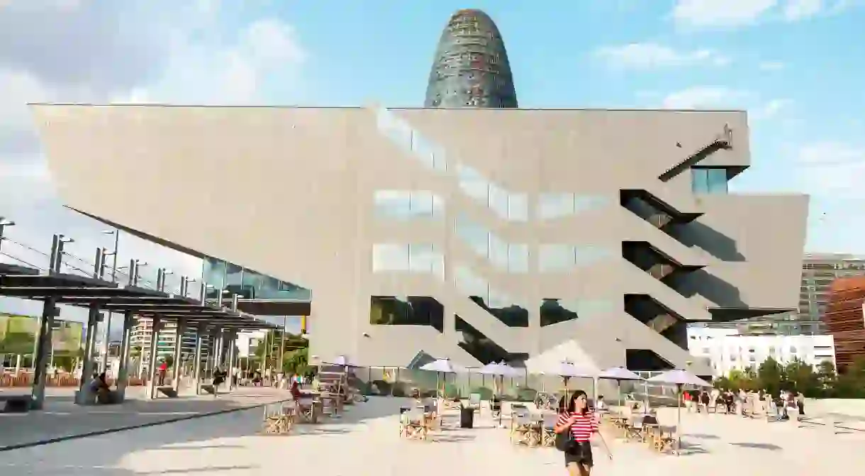 Exterior of the Museu del Disseny de Barcelona, which opened in 2008