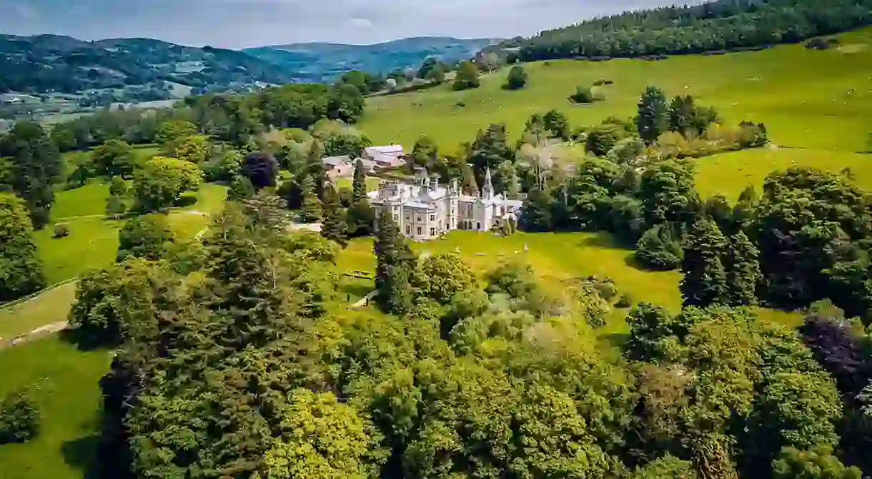 Pale Hall, once visited by Queen Victoria, sits amid spectacular scenery