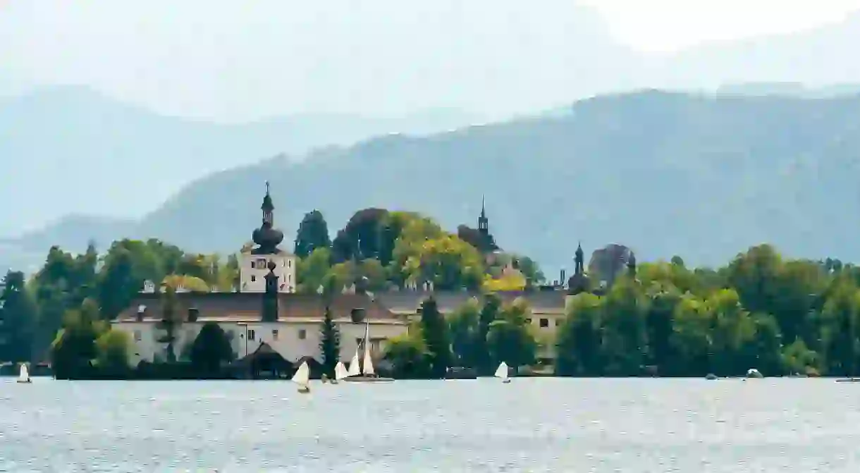 Dating back a millennium, Schloss Ort is one of the picturesque and historic castles you can explore in Austria