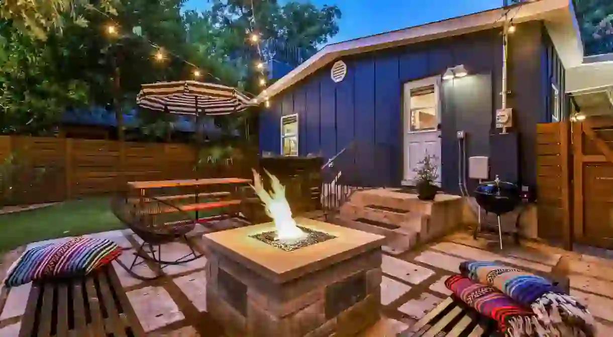 Kick back, and relax in your own private outdoor space at the Eastside Lodge Austin, Texas