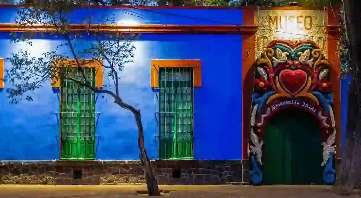 The former home of Frida Kahlo has been converted into a museum dedicated to the painters life and work