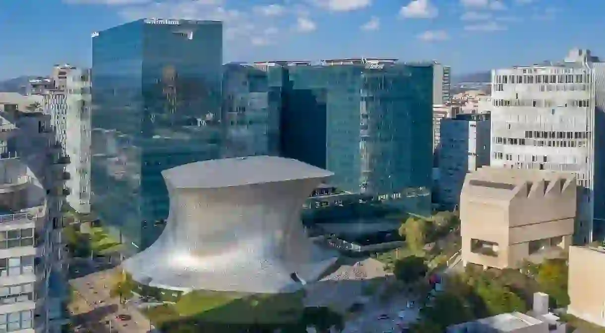 The Soumaya Museum displays the art collection of Mexican billionaire Carlos Slim