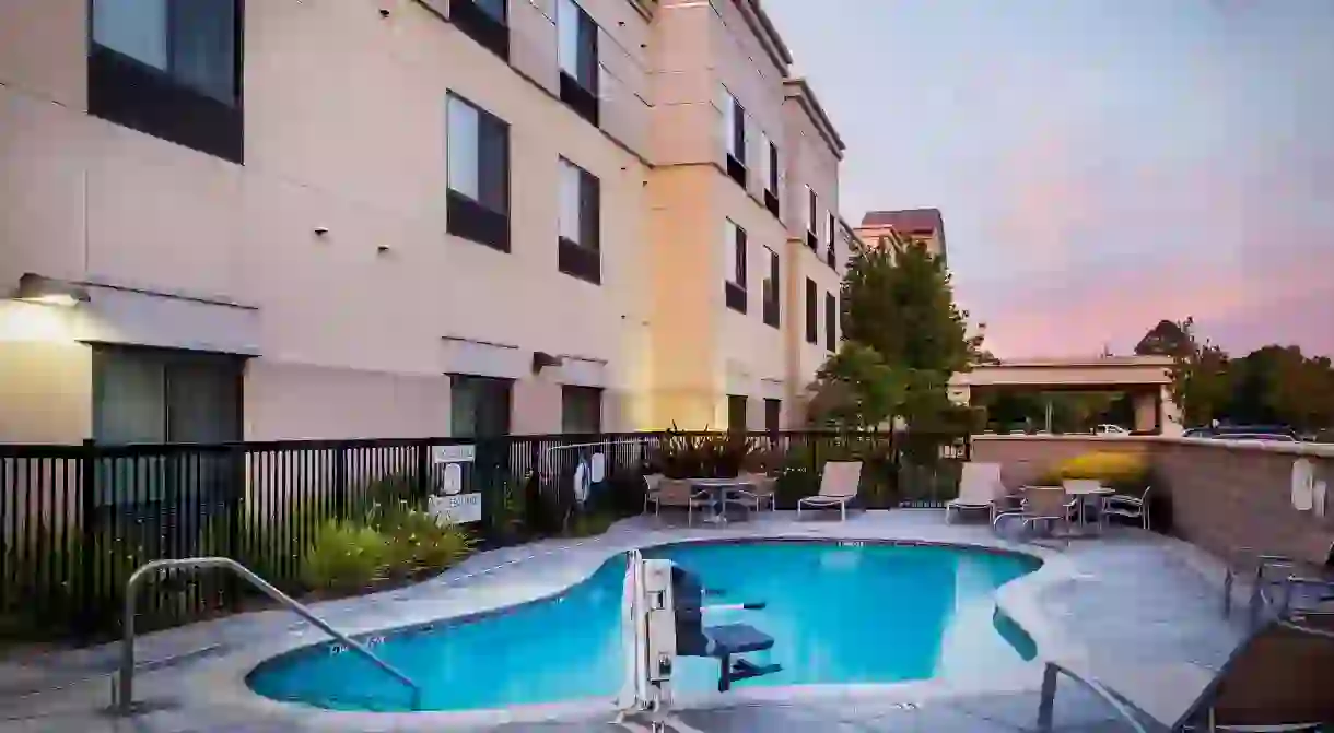 SpringHill Suites in Modesto caters to an outdoor crowd