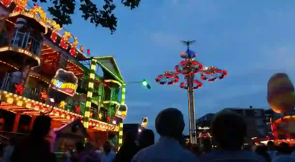 Lots of people visit the yearly Tilburg Funfair