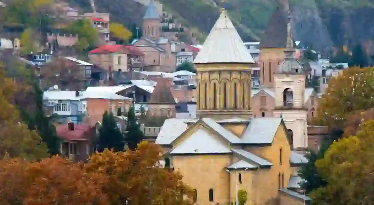 While Tbilisi is beautiful year-round, autumnal colours take it to another level