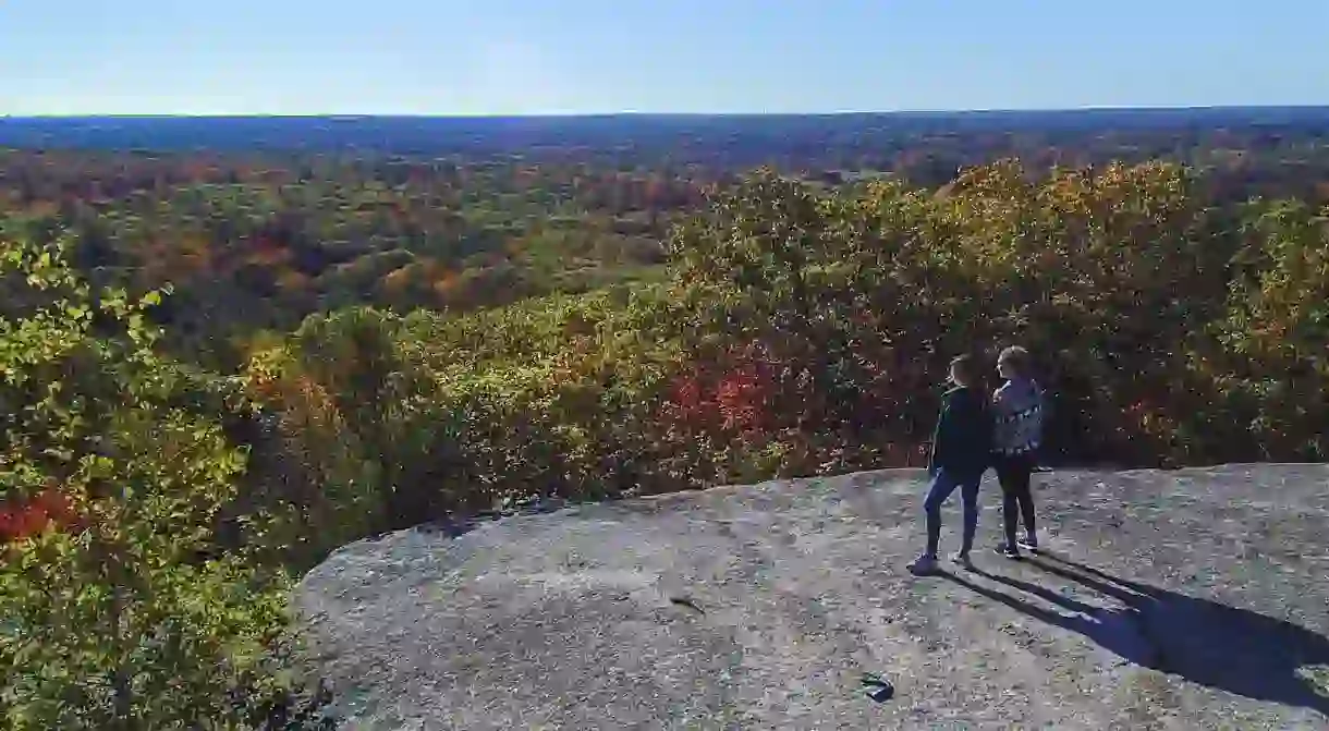 Camping in Maine means youre always close to natural beauty, such as Bradbury State Park