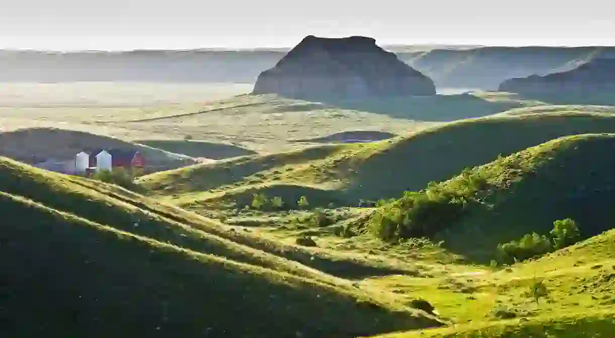 The caves of the Big Muddy badlands in Saskatchewan were hideouts for bank robbers and horse thieves in the 19th century