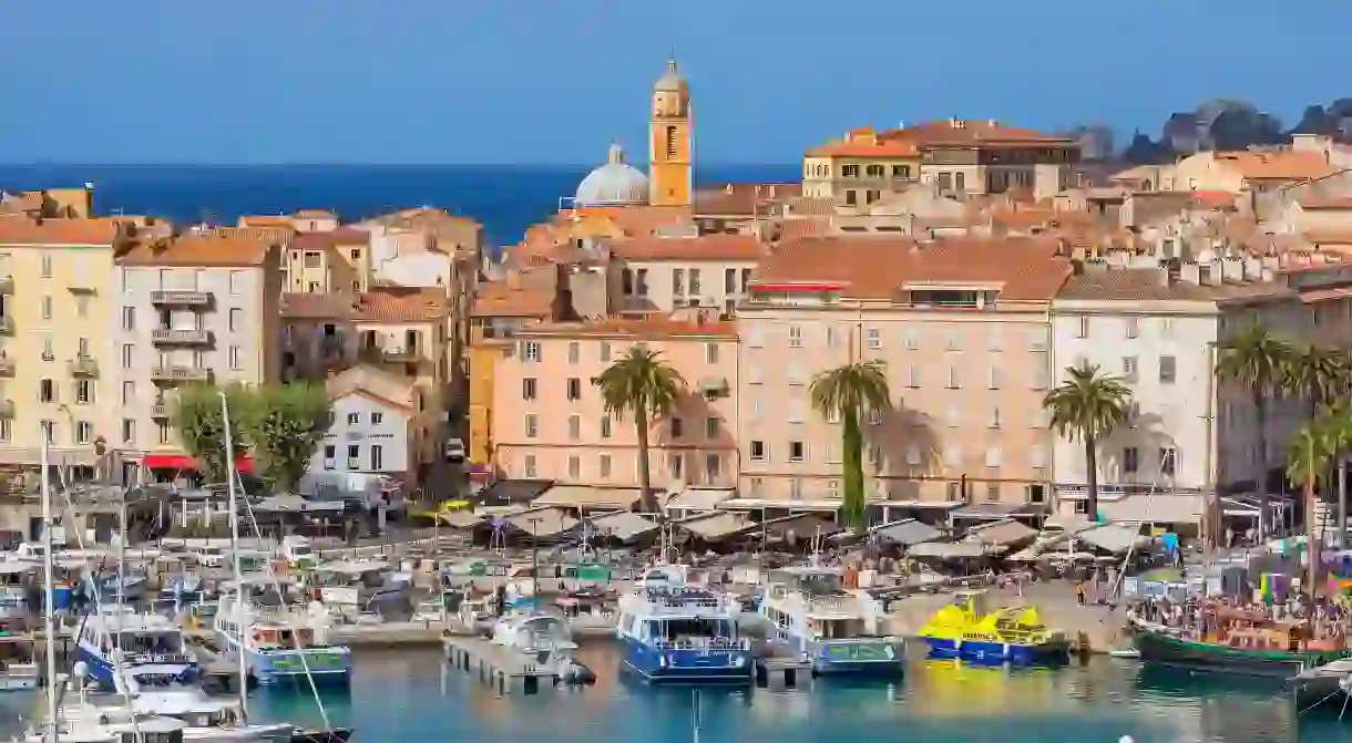 Corsica is home to stunning Mediterranean views and beautiful, historic architecture