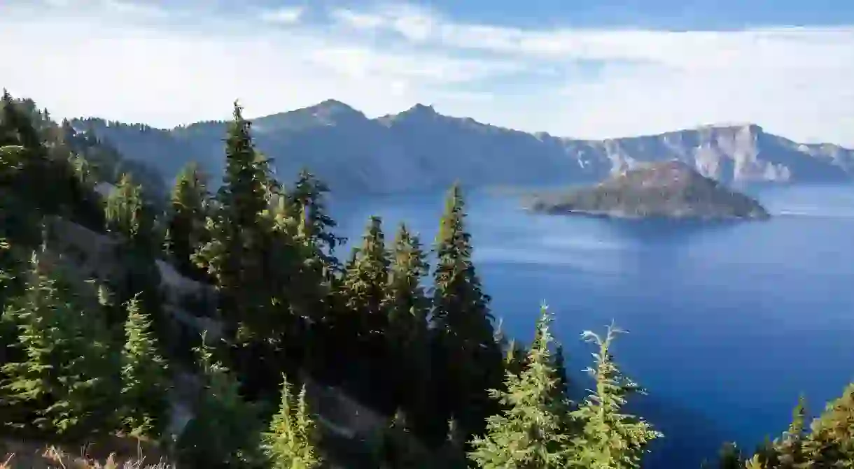 Crater Lake in Oregon is the deepest lake in the United States