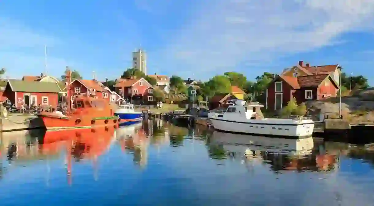 The Stockholm archipelago offers quaint scenery a stones throw from the city