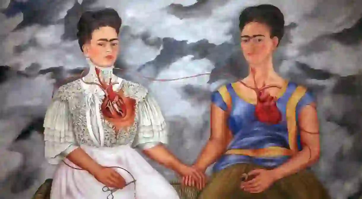 The Two Fridas (1939) was Kahlos largest painting, and one of her best known