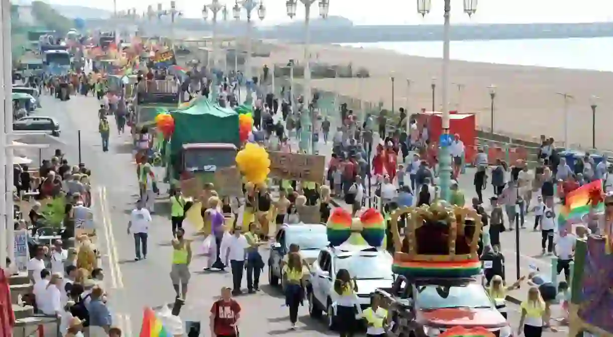 Brighton Pride is a landmark annual event attracting attendees from across the planet