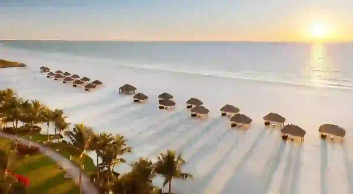 The JW Marriott Marco Island Beach Resort sits next to 3mi (5km) of private white sands