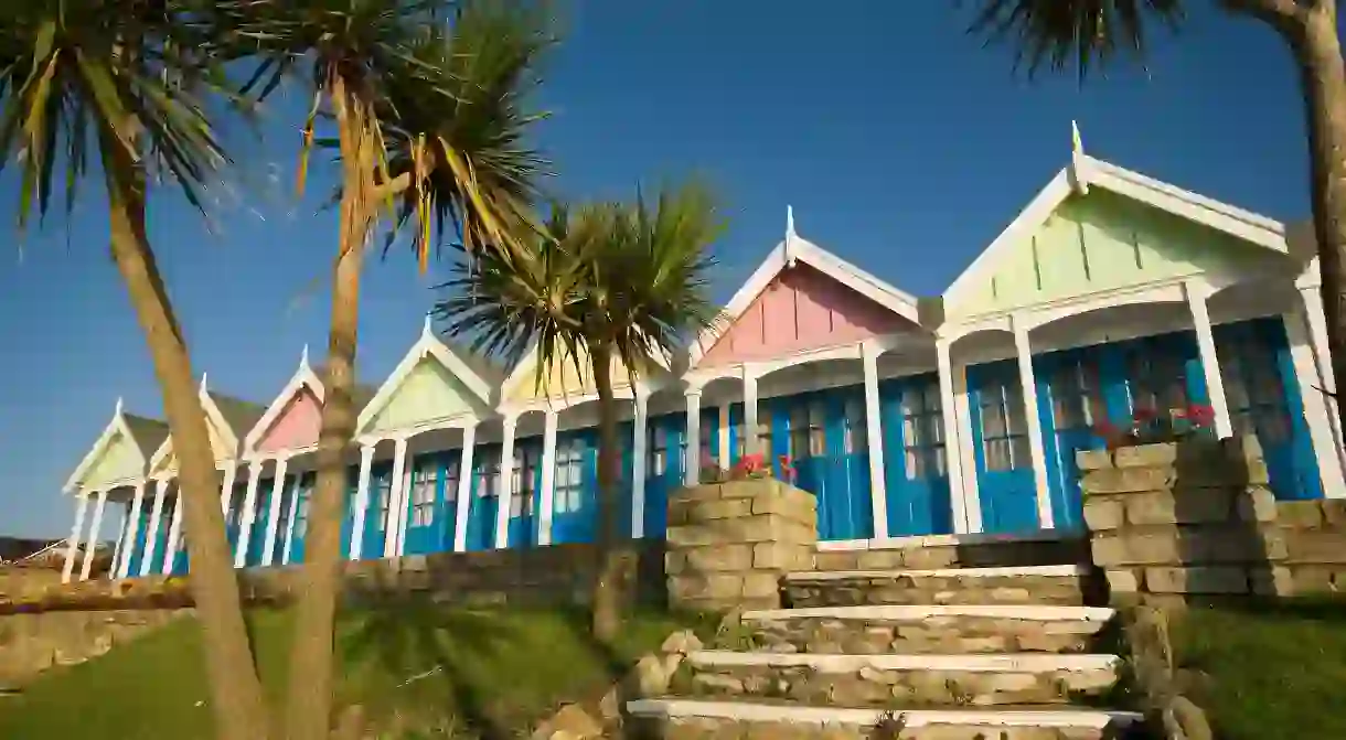 Stop by Greenhill Gardens on the Esplanade to see the beach hut-style chalets