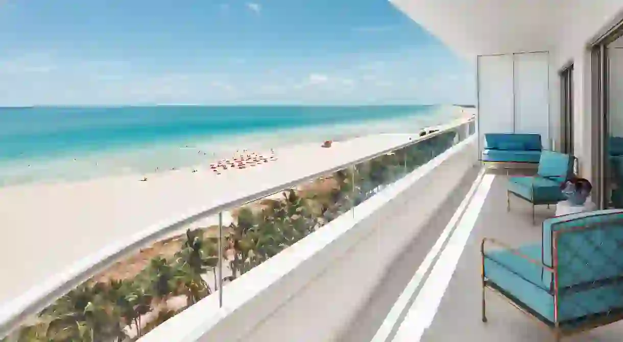 The Faena Hotel enjoys a prime location on Miami Beach, with stunning vistas in every direction