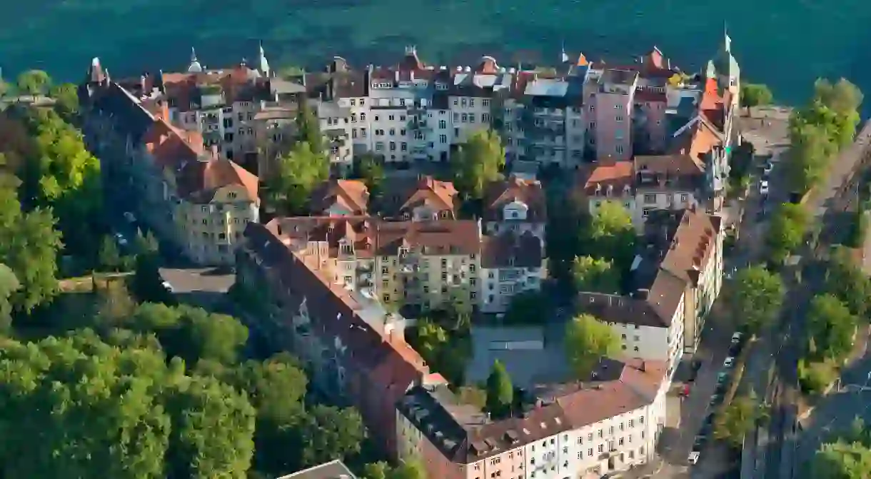 The medieval city of Konstanz is situated on Lake Constance at the meeting point of Germany, Switzerland and Austria