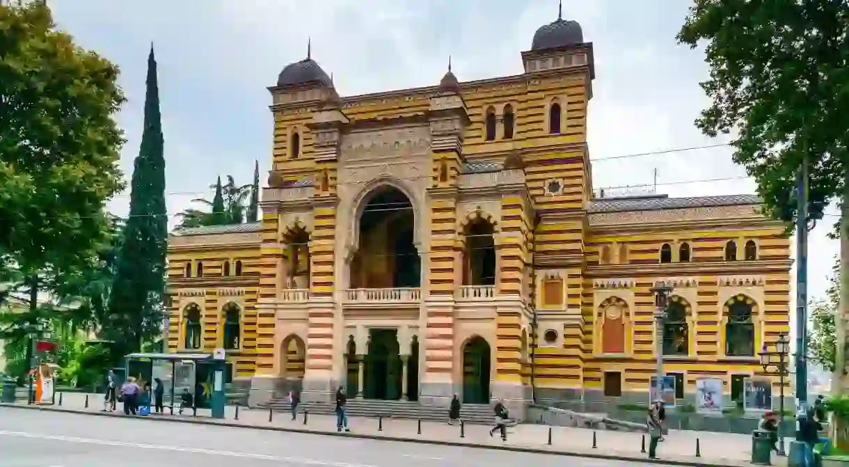 The Tbilisi State Opera House is one of the most distinctive buildings in the Georgian capital