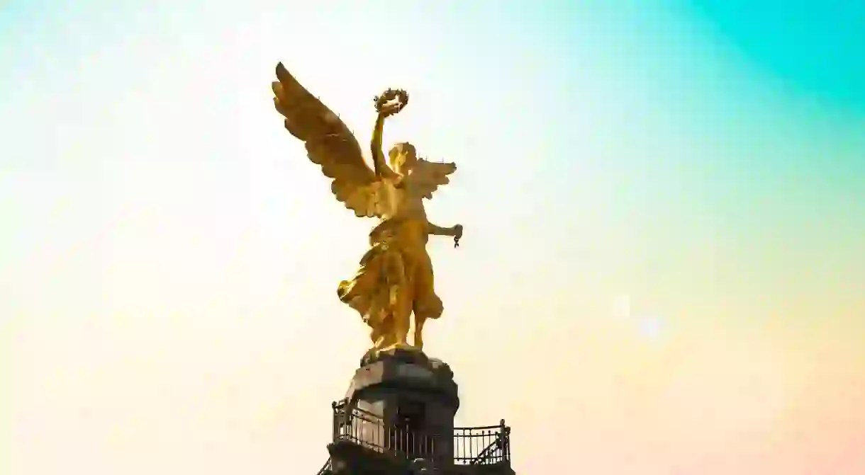 The Ángel de la Independencia plays a central role in the Independence Day celebrations