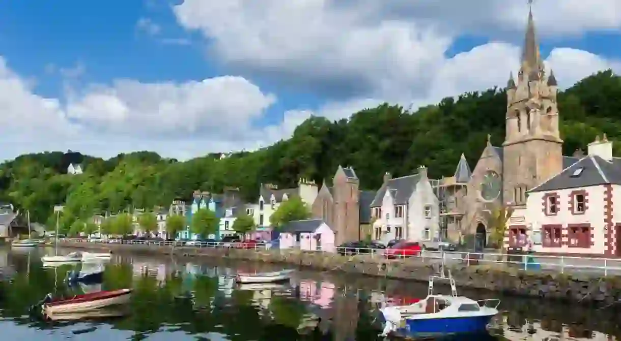 Tobermory, on the Isle of Mull, is a pretty fishing village well worth a visit