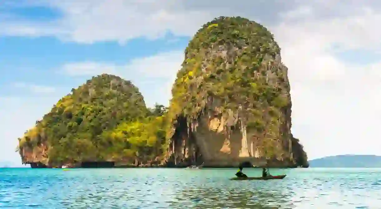 You cant miss the stunning Phra Nang Beach on a trip to Krabi in Thailand