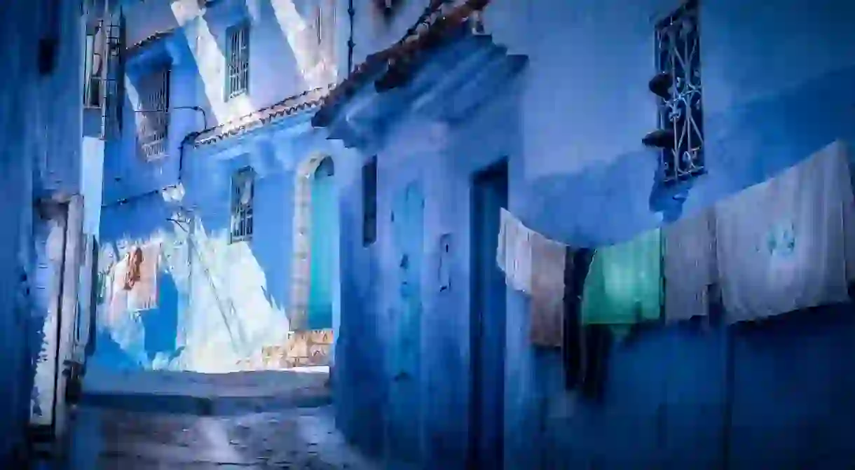 Chefchaouens distinctive blue buildings draw visitors from all over the world