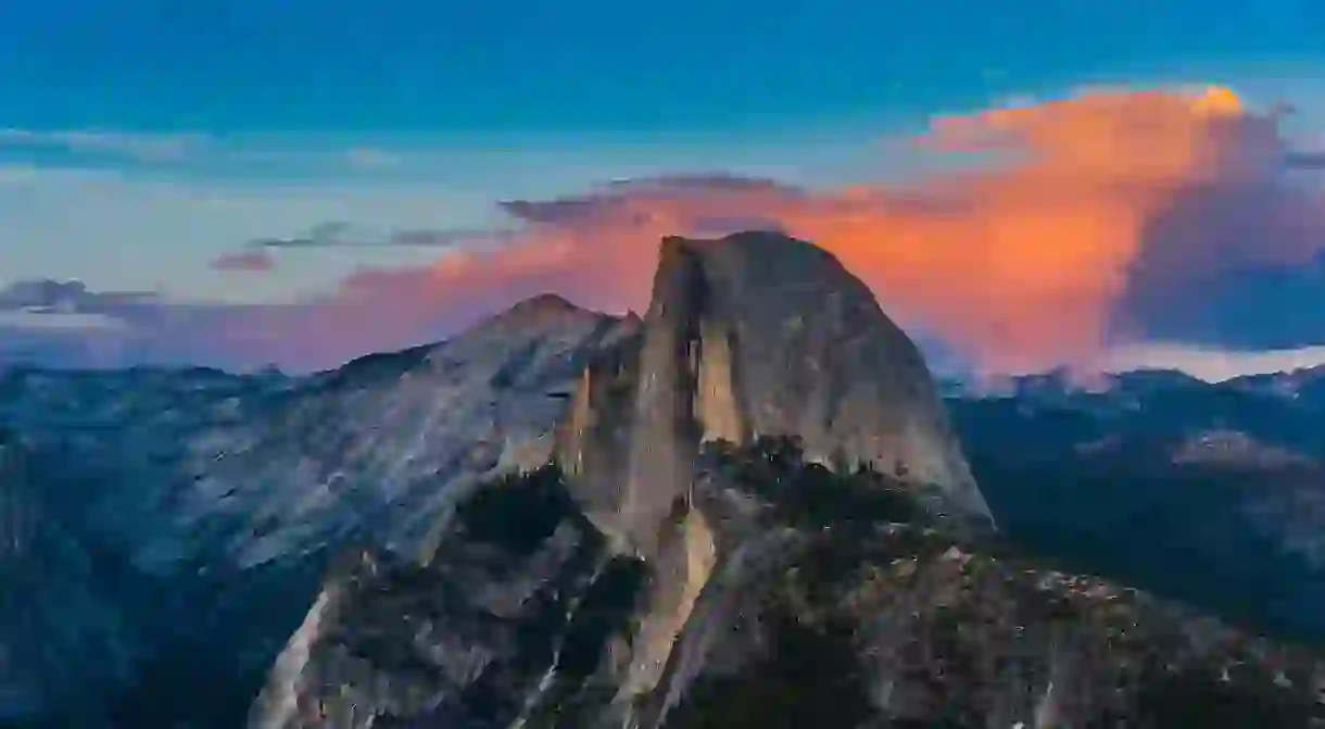 The view of the Half Dome from Glacier Point is unforgettable