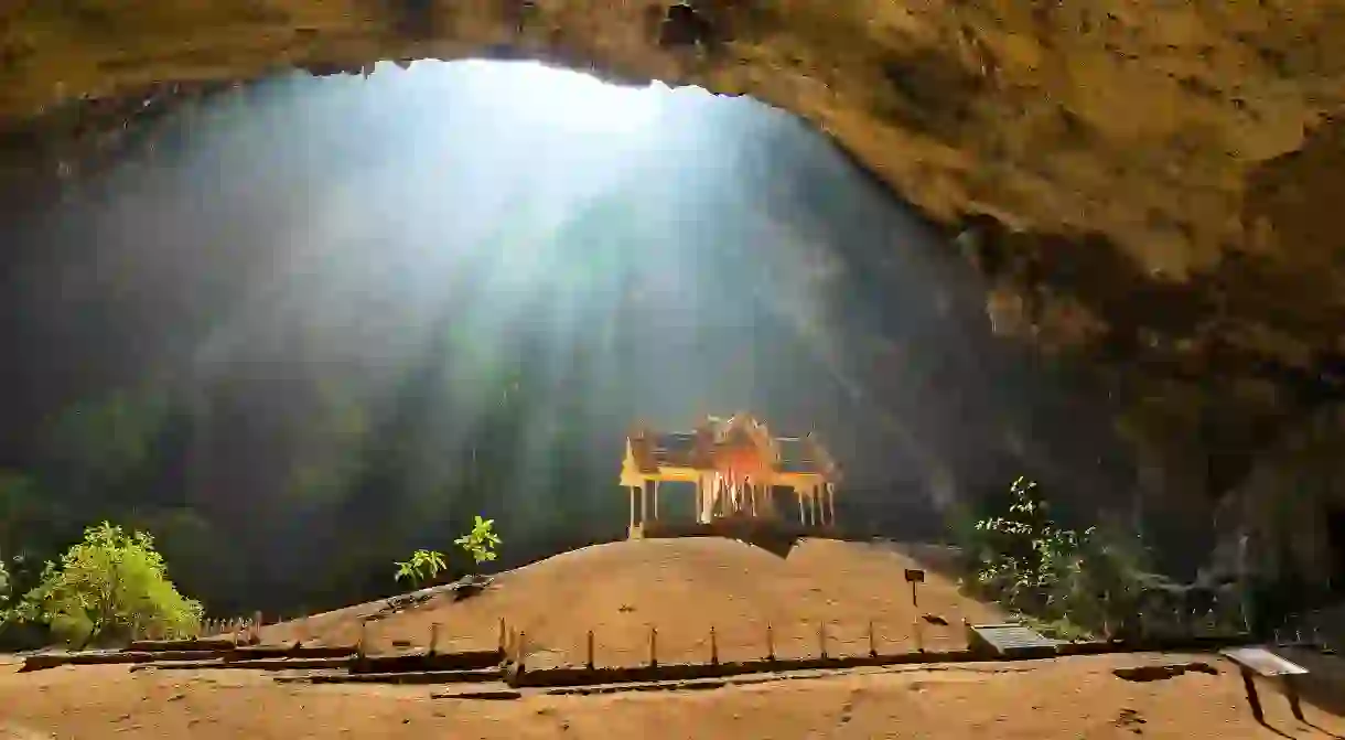 KH6C5D Phraya Nakhon Cave at Prachuap Khiri Khan, Thailand.