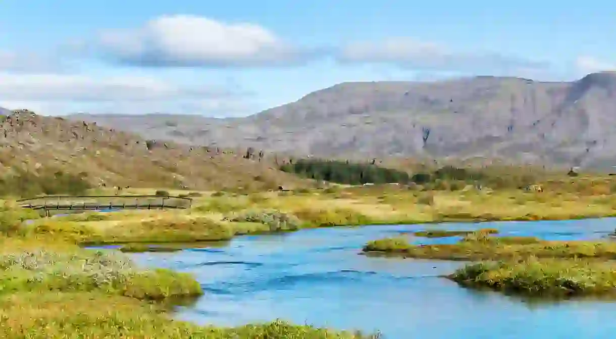 Fishing on the Öxará river is a tranquil way to experience Thingvellir National Park